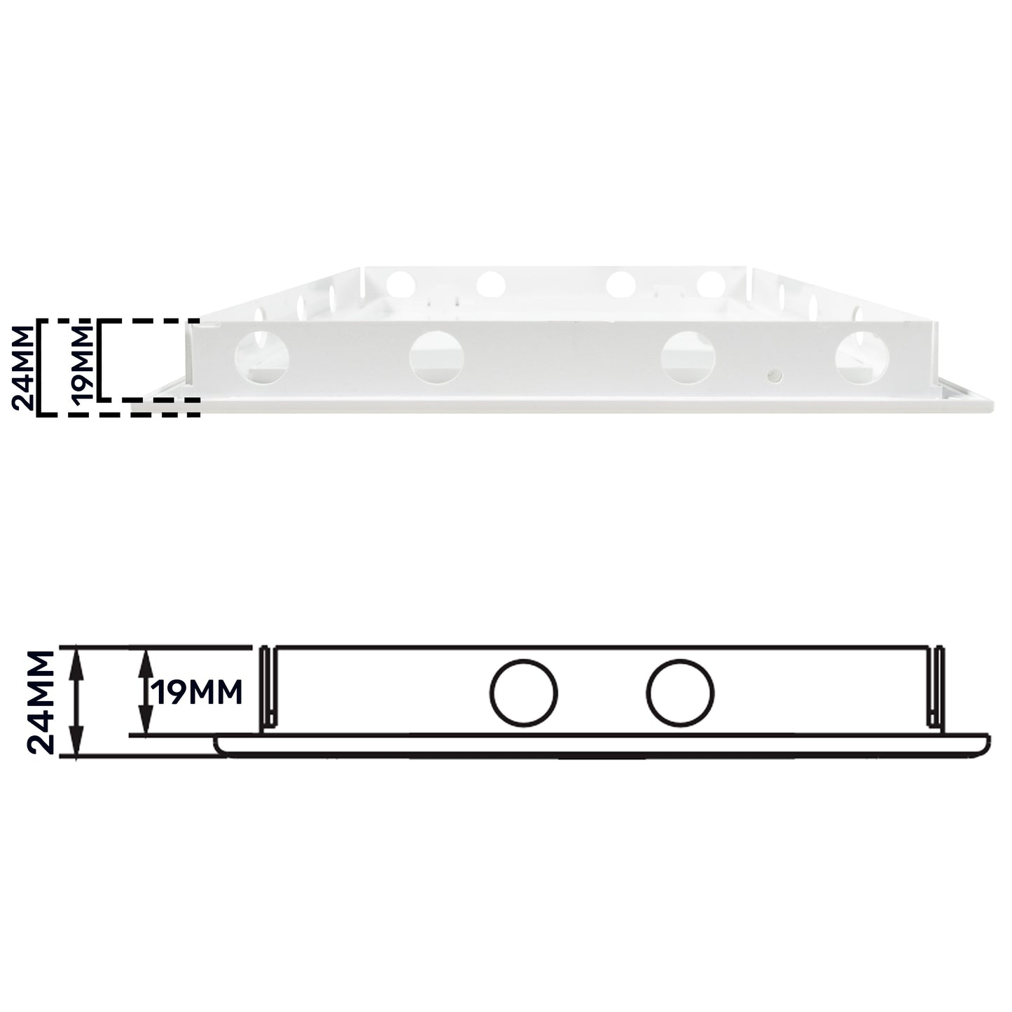 White Access Panel Service Door, 150mm x 200mm