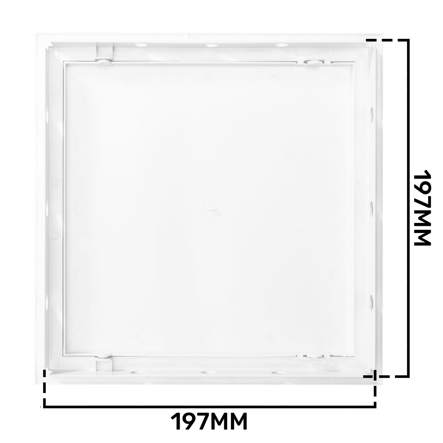 White Access Panel Service Door, 200mm x 200mm
