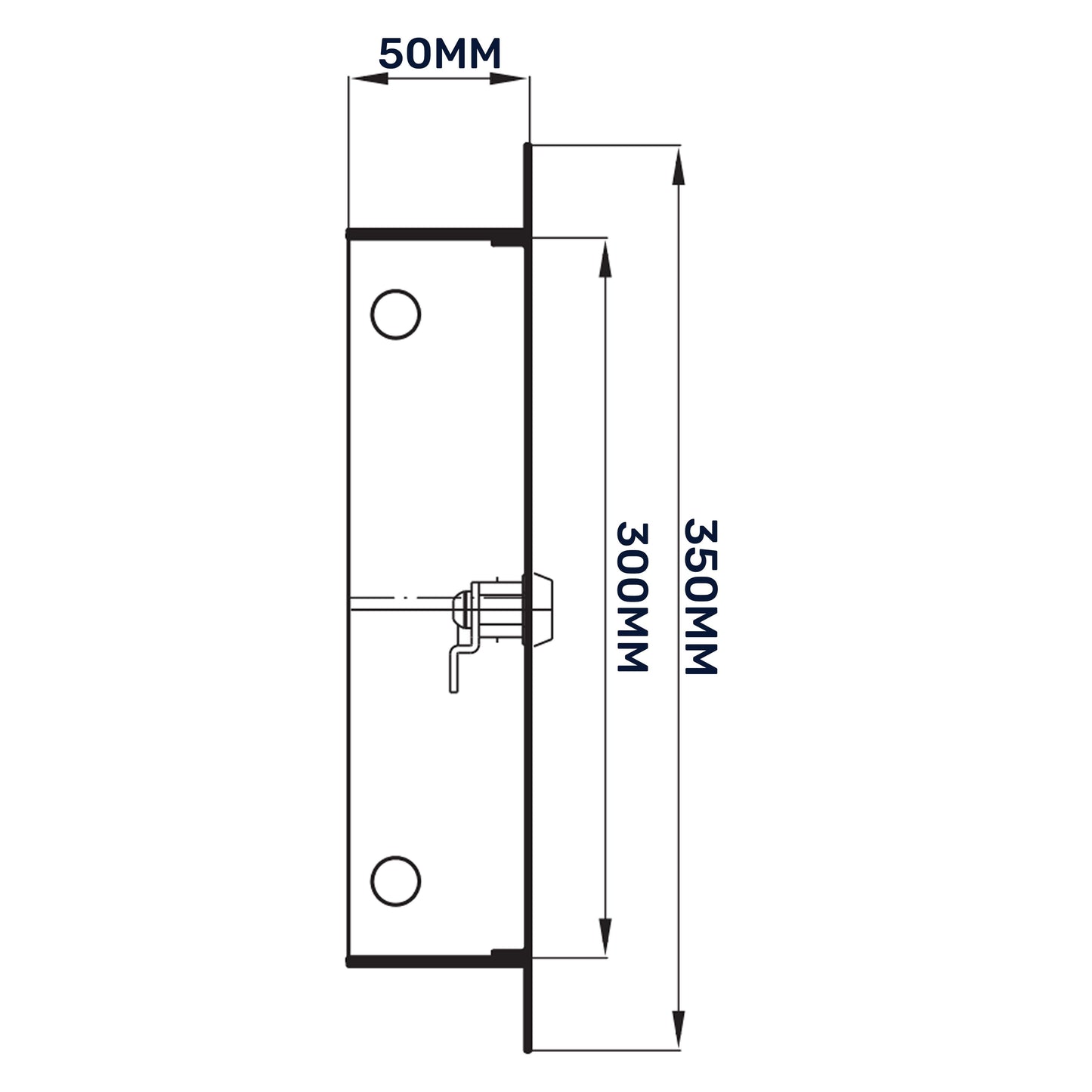 Lockable White Access Panel Service Door, 300mm x 300mm