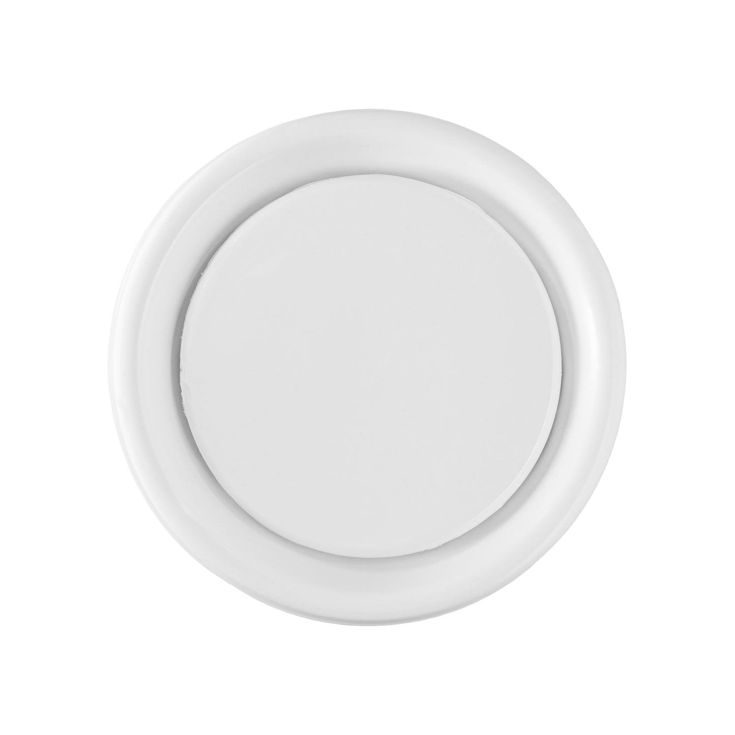 White Anemostat Intake Ceiling Valve, 100mm