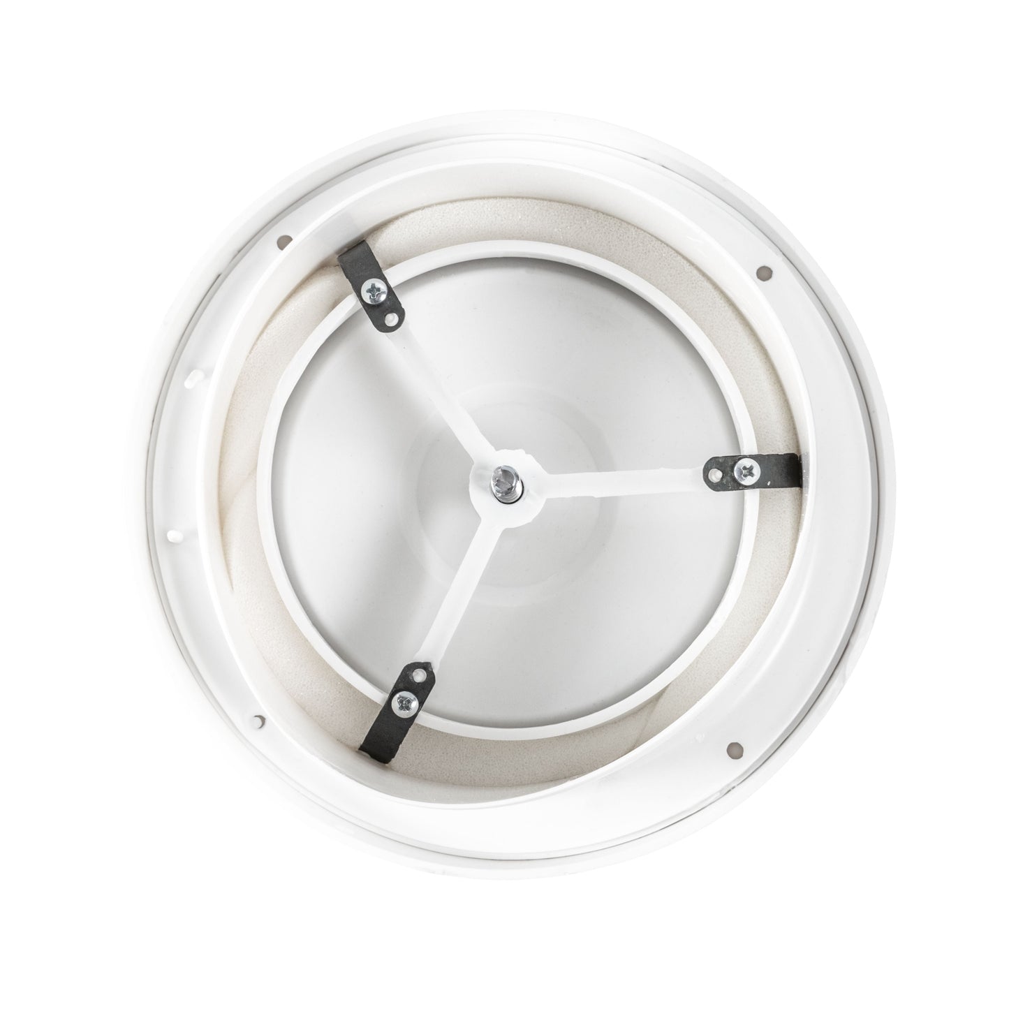 White Anemostat Intake Ceiling Valve, 125mm