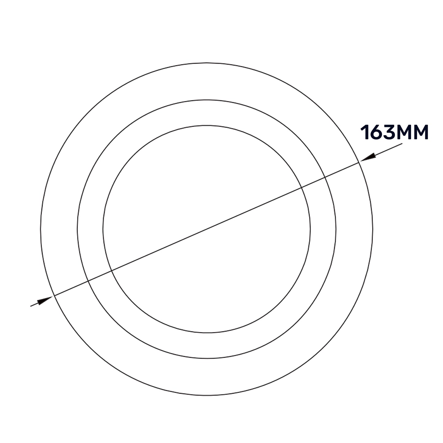 White Anemostat Intake Ceiling Valve, 125mm