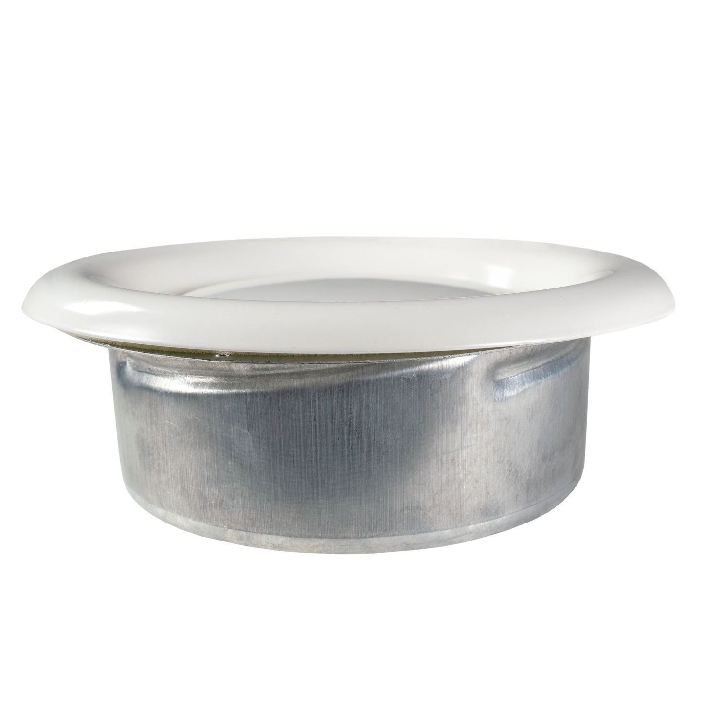 White Metal Anemostat Exhaust Ceiling Valve, 125mm