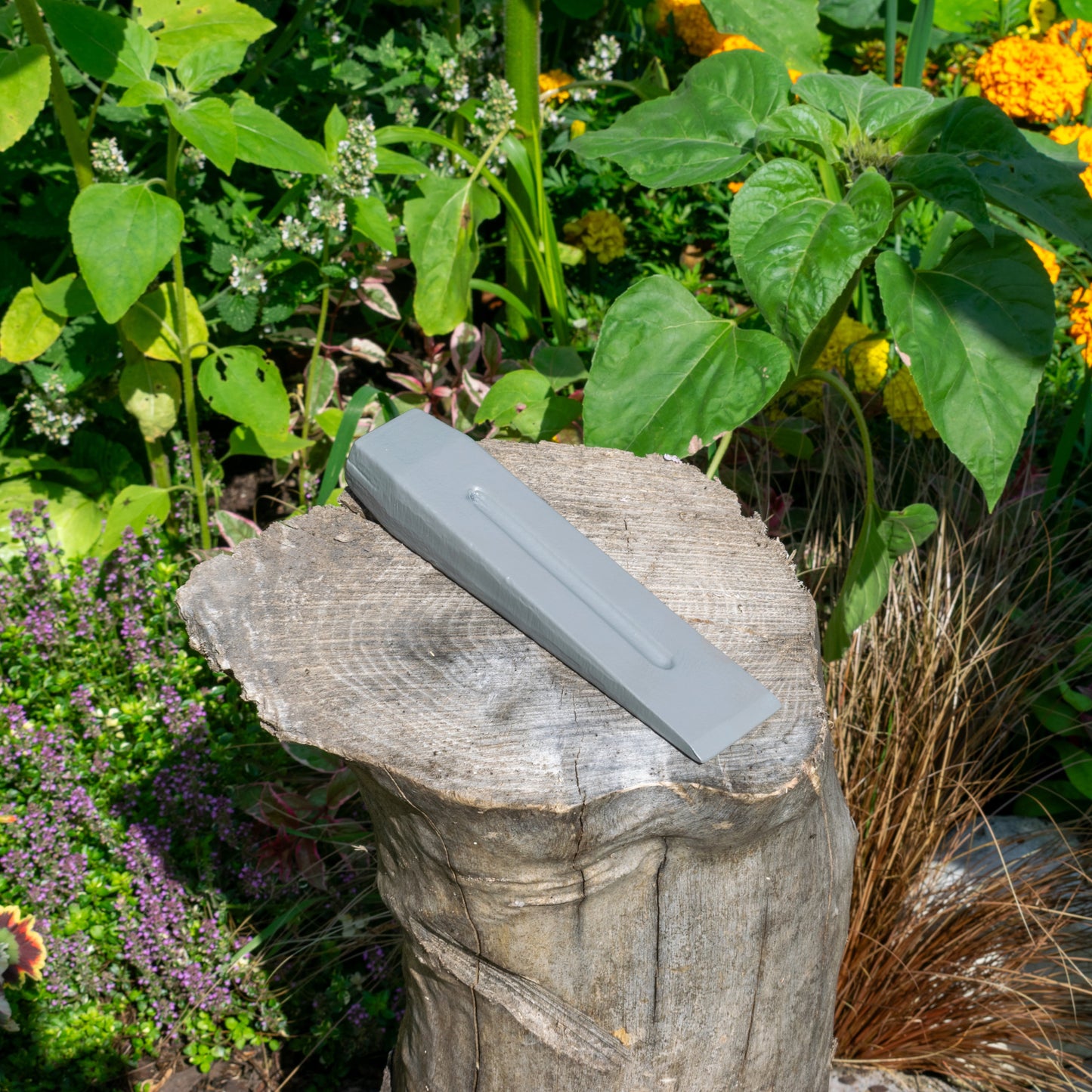 Grey Steel Log Splitting Wedge, 1.5kg