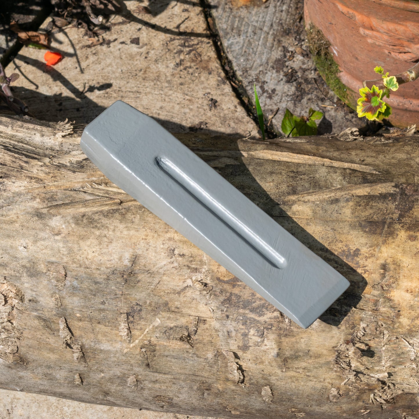 Grey Steel Log Splitting Wedge, 2kg