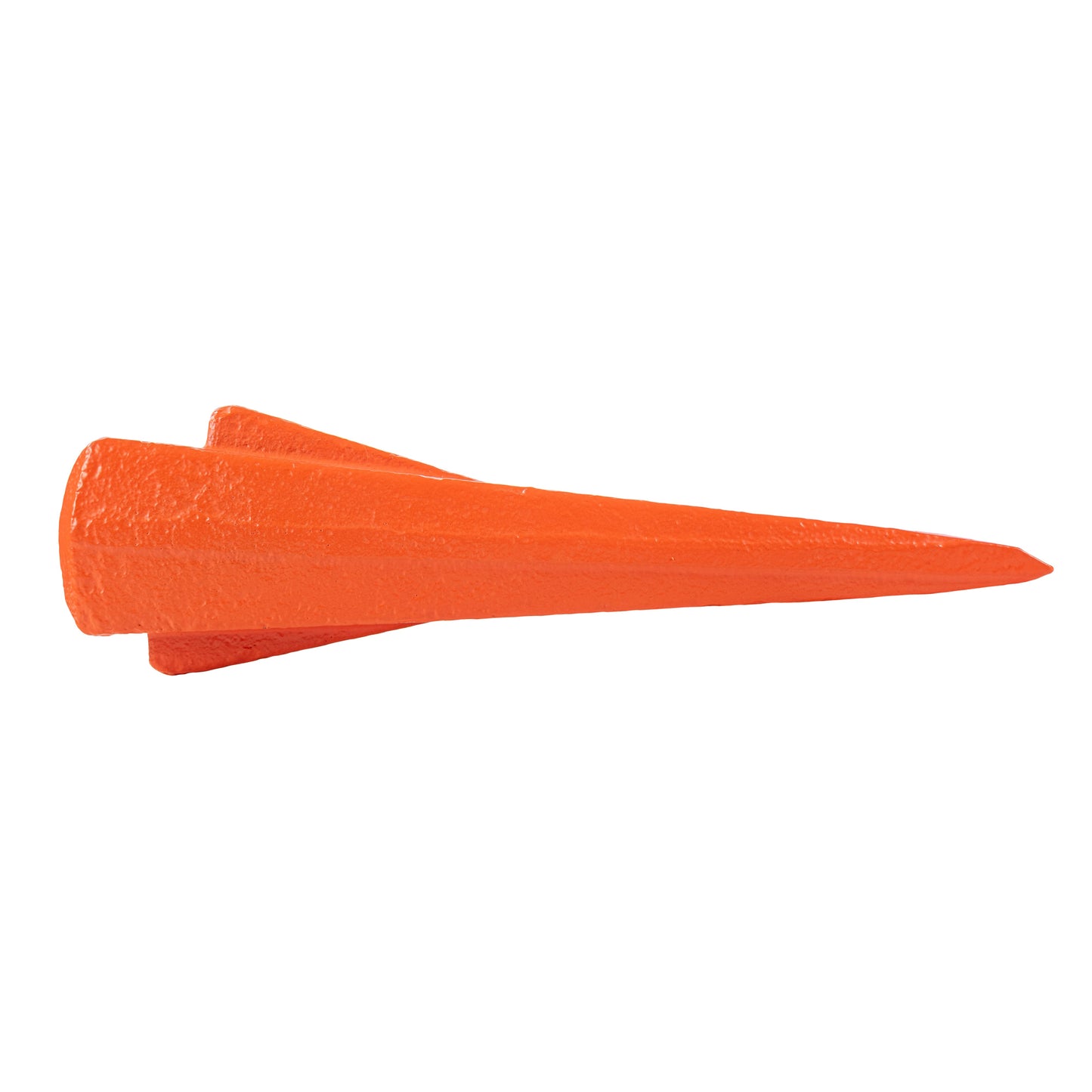 Red Spiked Steel Log Splitting Wedge, 2.3kg
