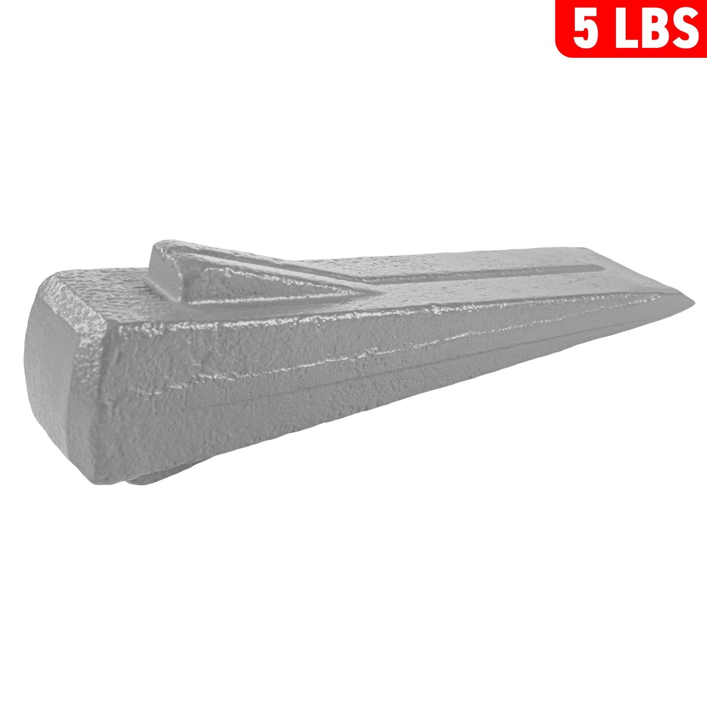 Grey Spiked Steel Log Splitting Wedge, 2.3kg