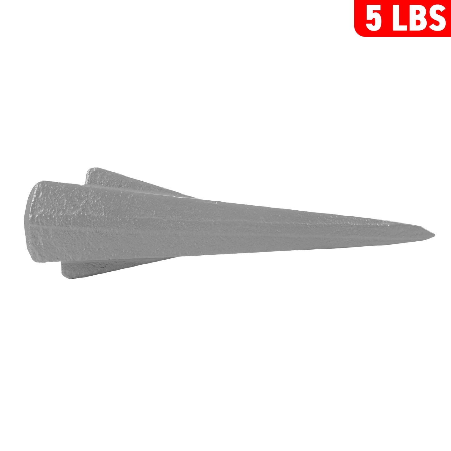 Grey Spiked Steel Log Splitting Wedge, 2.3kg