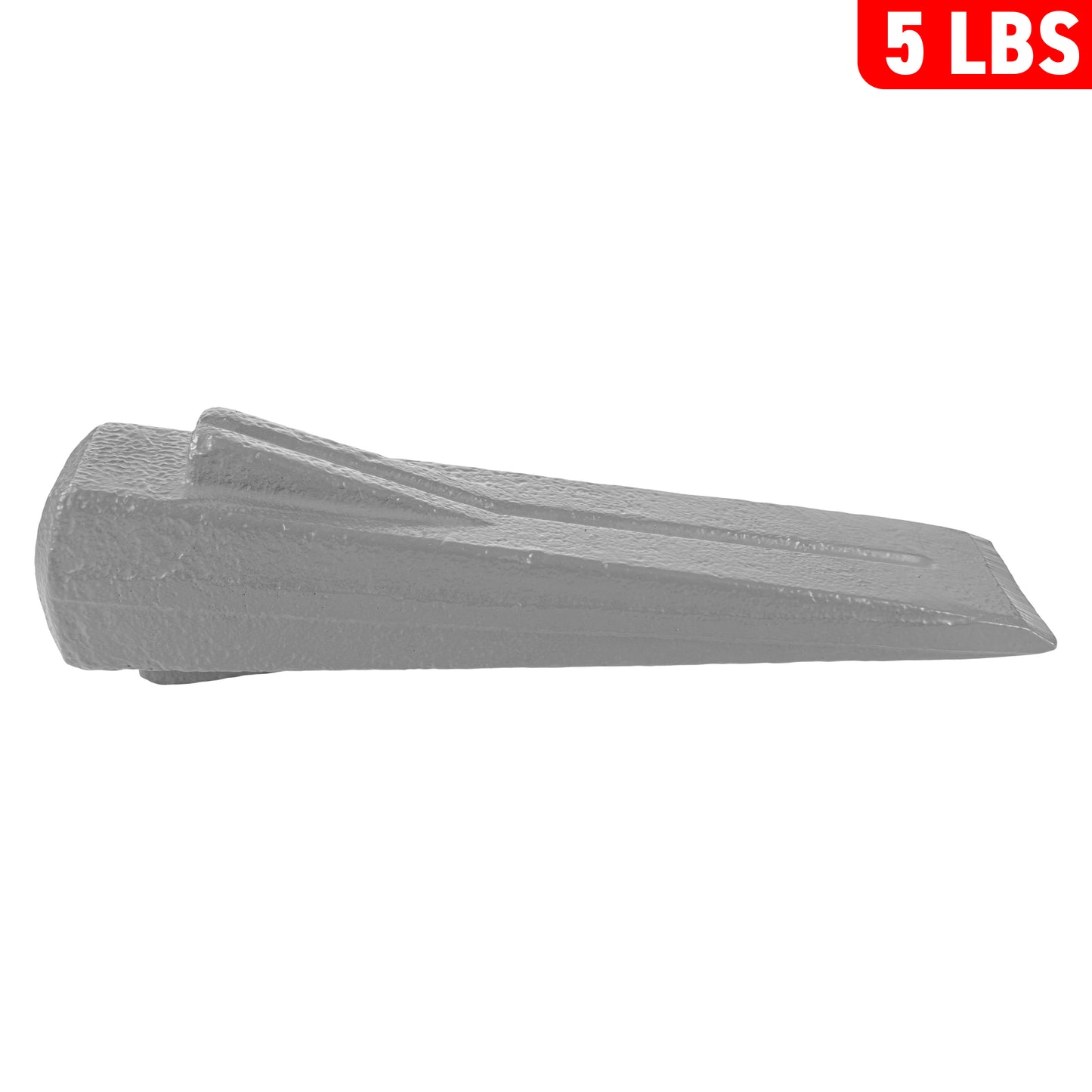 Grey Spiked Steel Log Splitting Wedge, 2.3kg