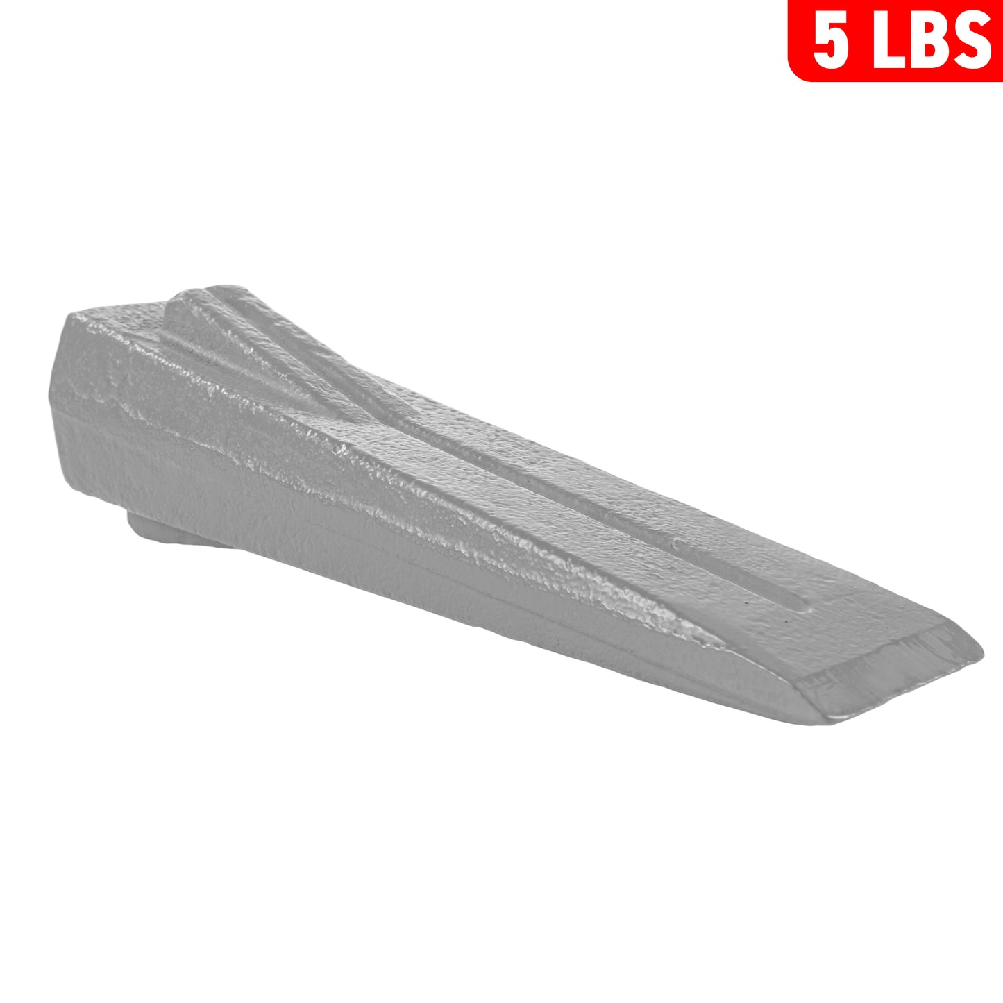 Grey Spiked Steel Log Splitting Wedge, 2.3kg