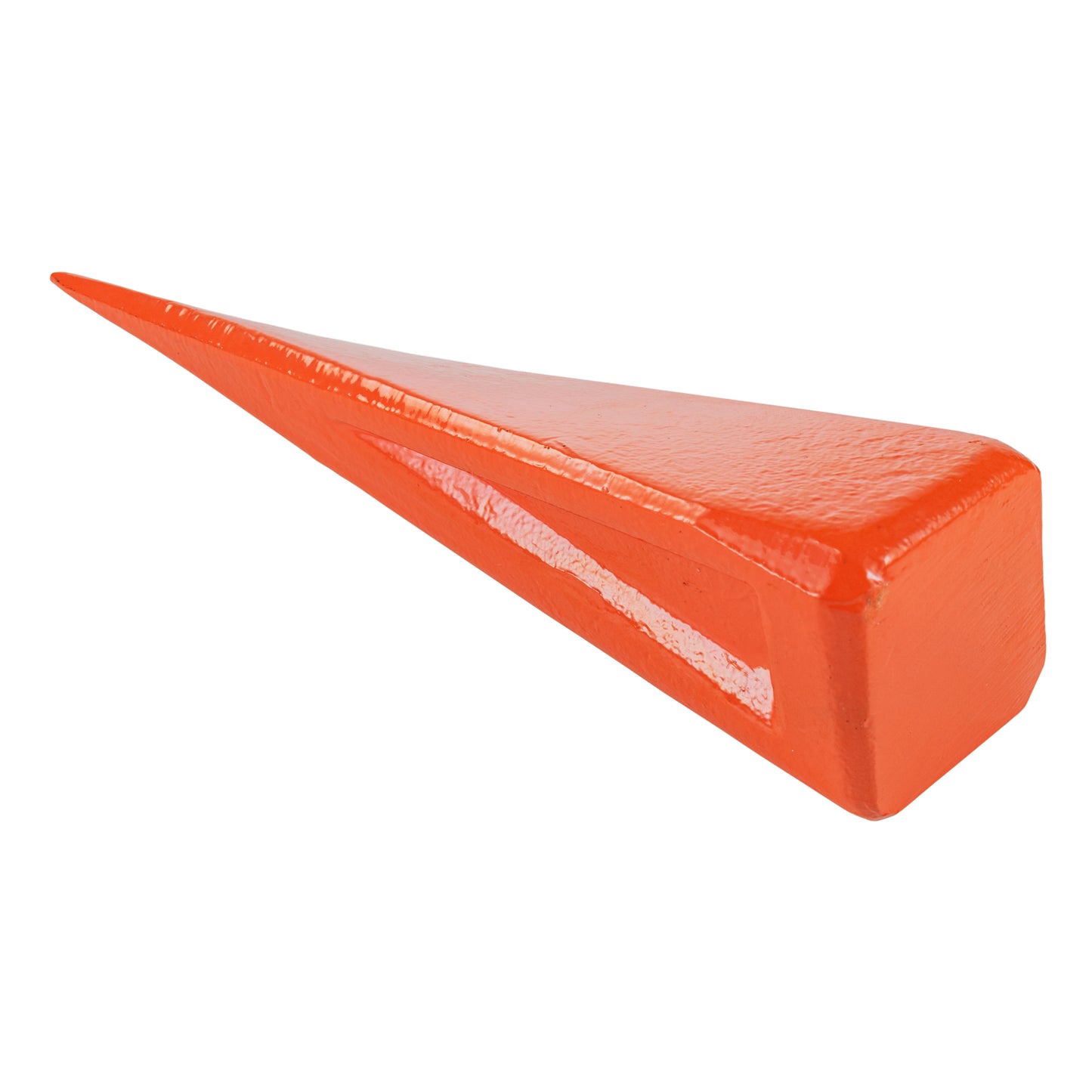 Red Twisted Steel Log Splitting Wedge, 2kg