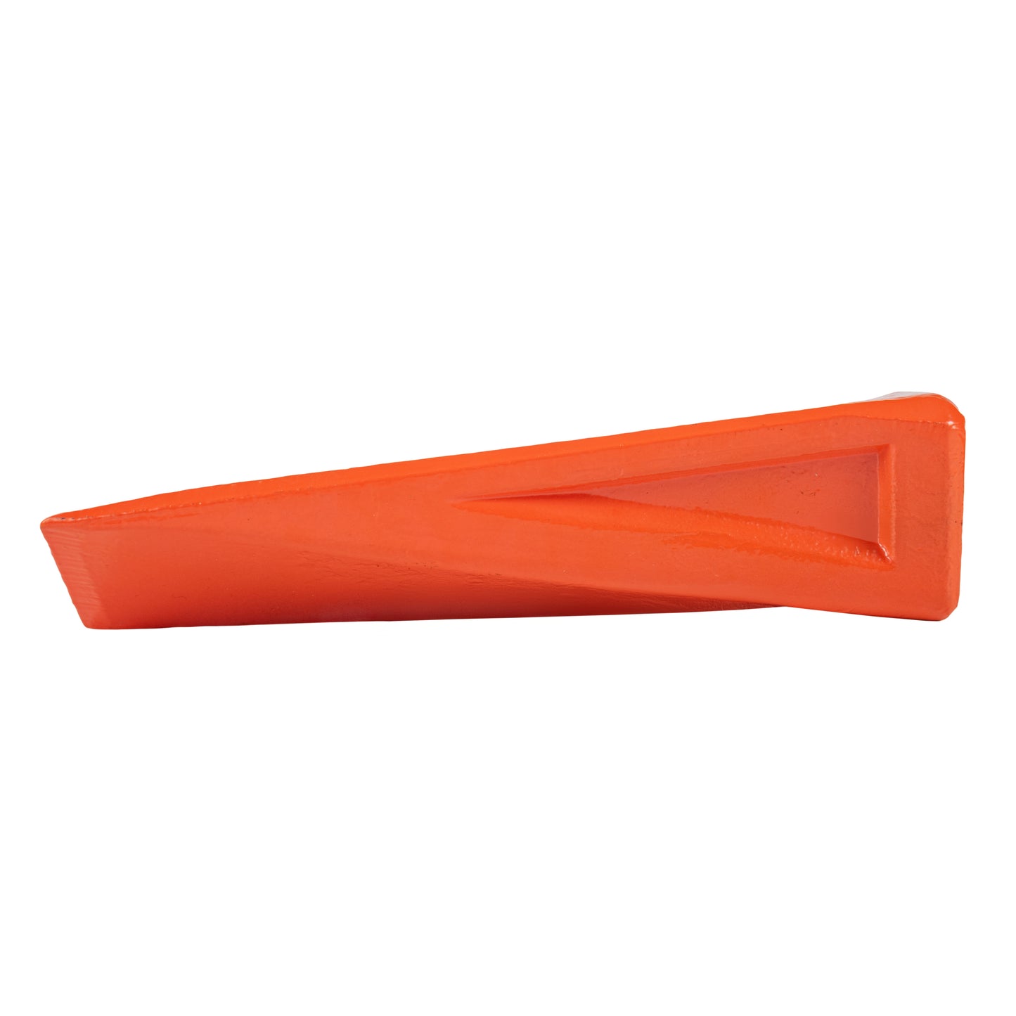 Red Twisted Steel Log Splitting Wedge, 2kg