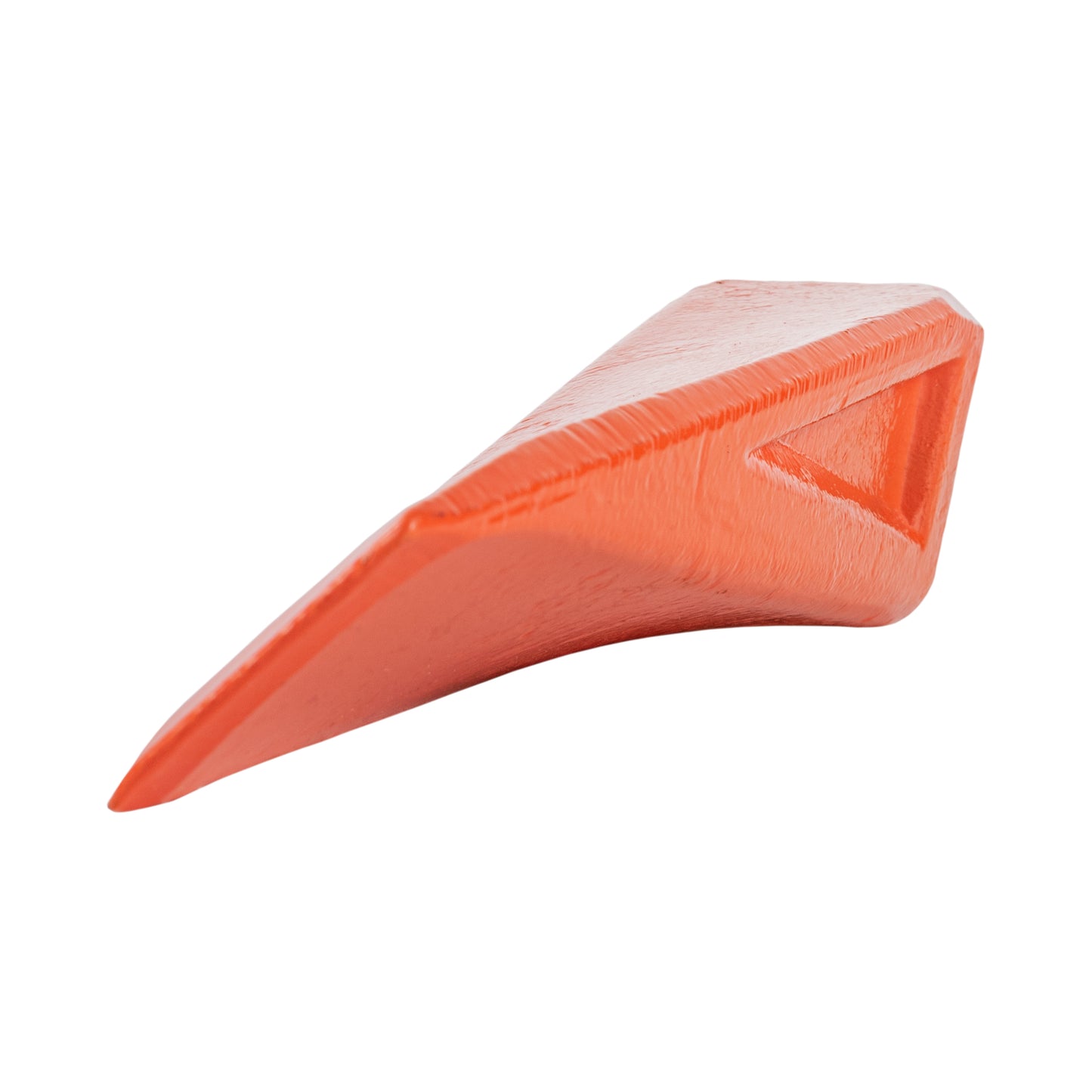Red Twisted Steel Log Splitting Wedge, 2kg
