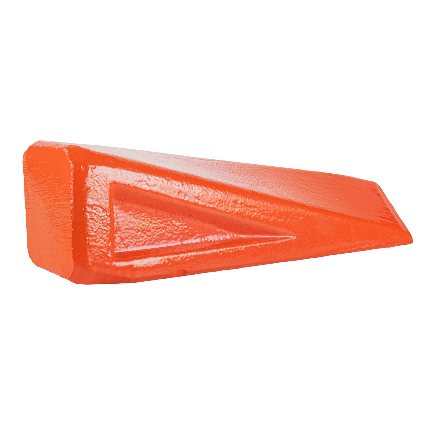 Red Twisted Steel Log Splitting Wedge, 2kg