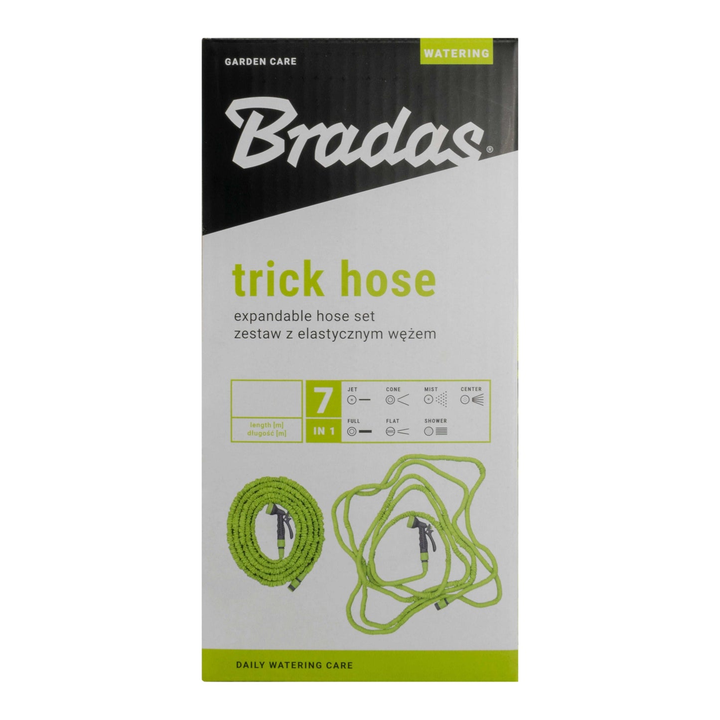 Expanding Trick Hose 10m - 30m Lime