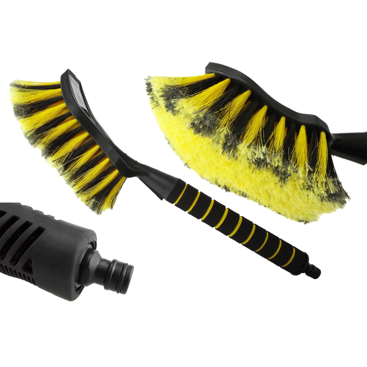 Hosepipe Attachable Soft Bristle Car Cleaning Brush