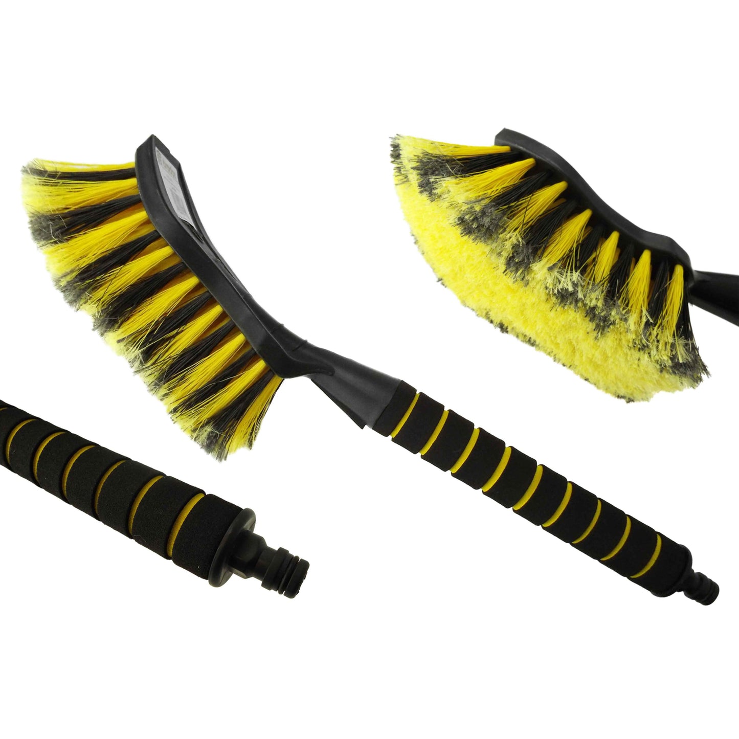 Hosepipe Attachable Soft Bristle Car Cleaning Brush