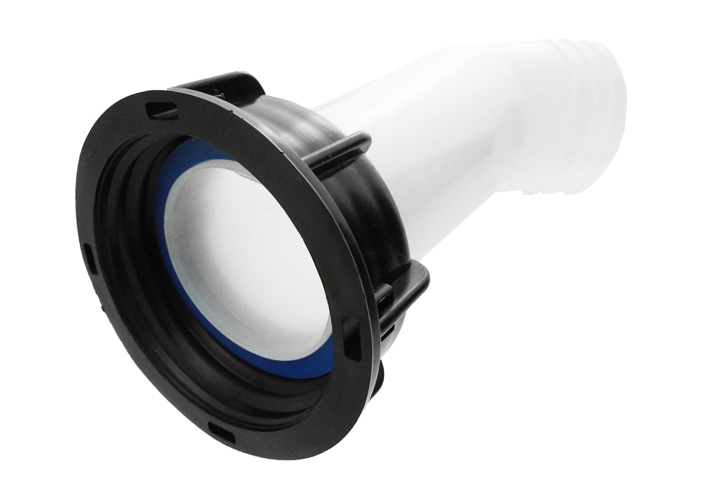 S60X6 IBC Angled Spout with 2" Barb
