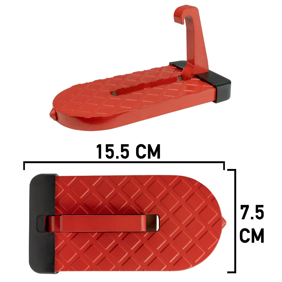 Type A Vehicle Car Door Step Up Ladder, Red