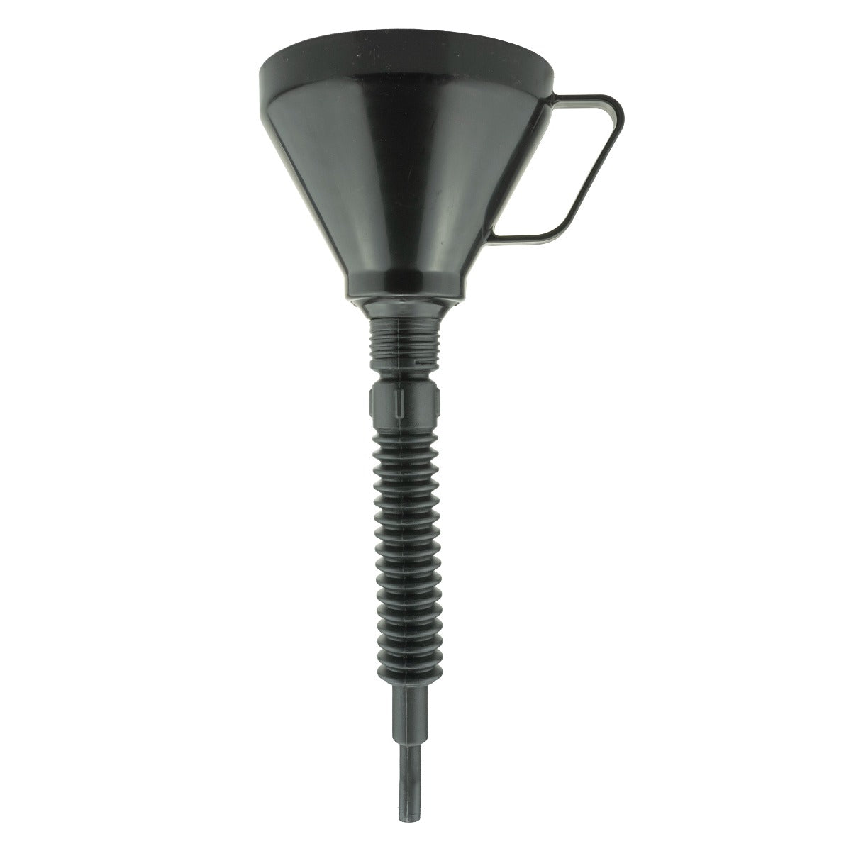 Vehicle Fuel Funnel with Flexible Spout, Black
