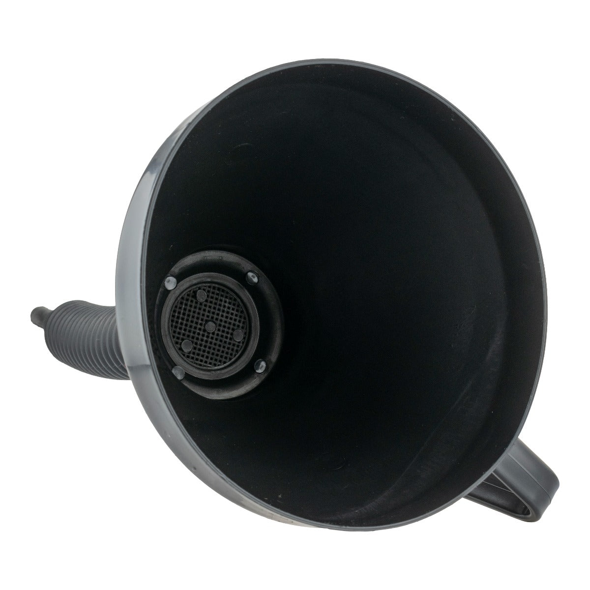 Vehicle Fuel Funnel with Flexible Spout, Black