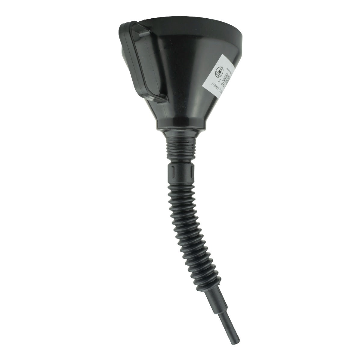 Vehicle Fuel Funnel with Flexible Spout, Black