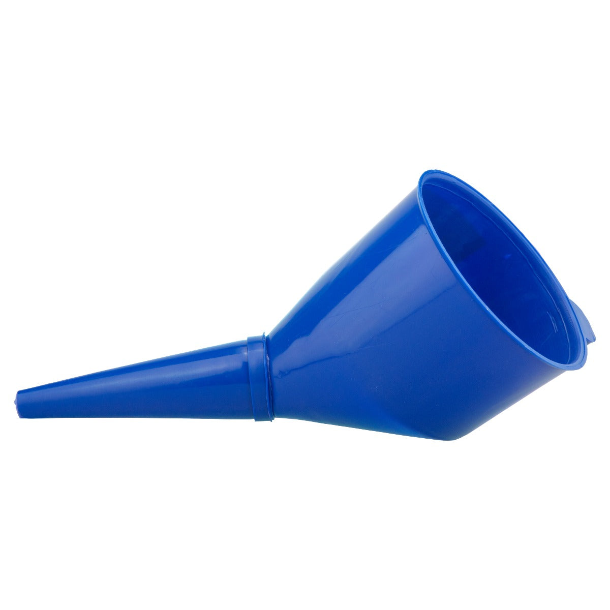 Filtered Fuel Funnel with Angled Spout, Blue