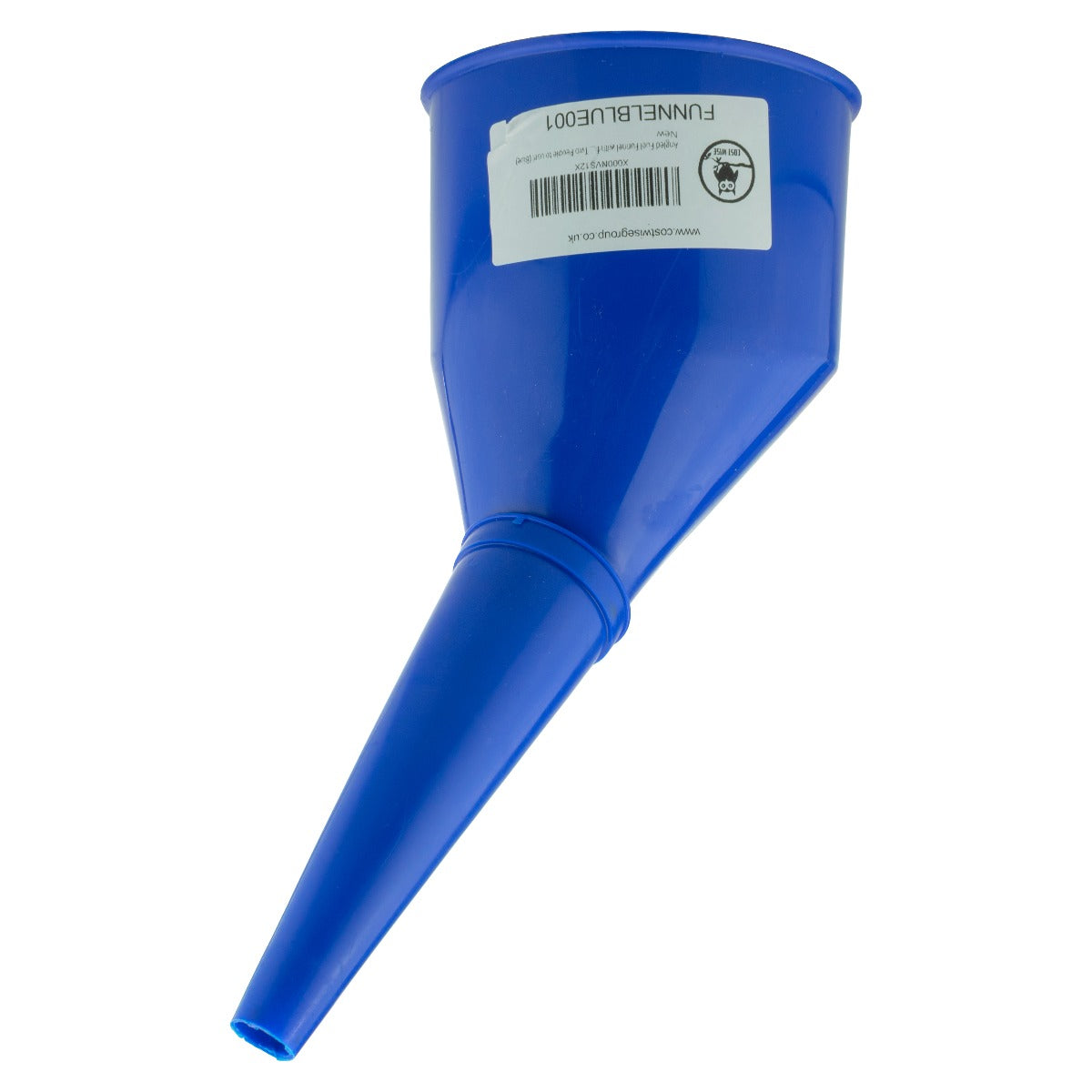 Filtered Fuel Funnel with Angled Spout, Blue
