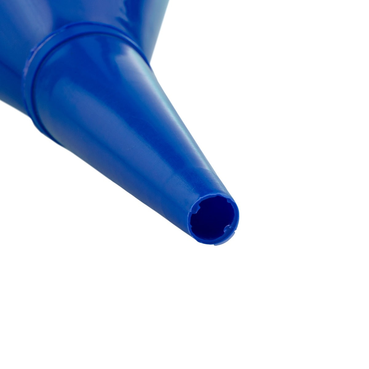 Filtered Fuel Funnel with Angled Spout, Blue