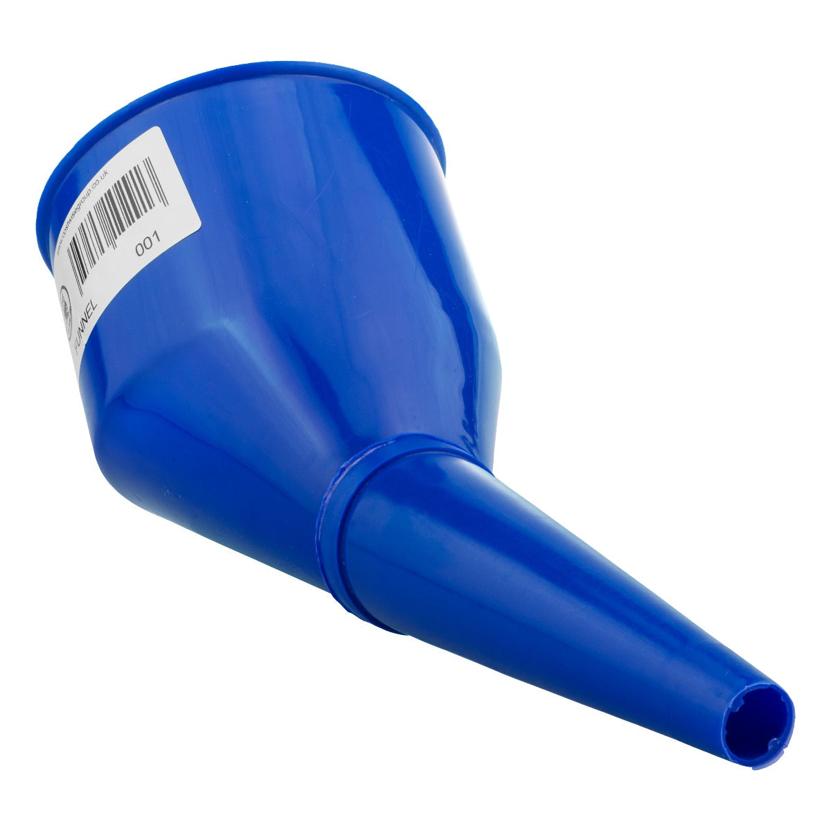 Filtered Fuel Funnel with Angled Spout, Blue