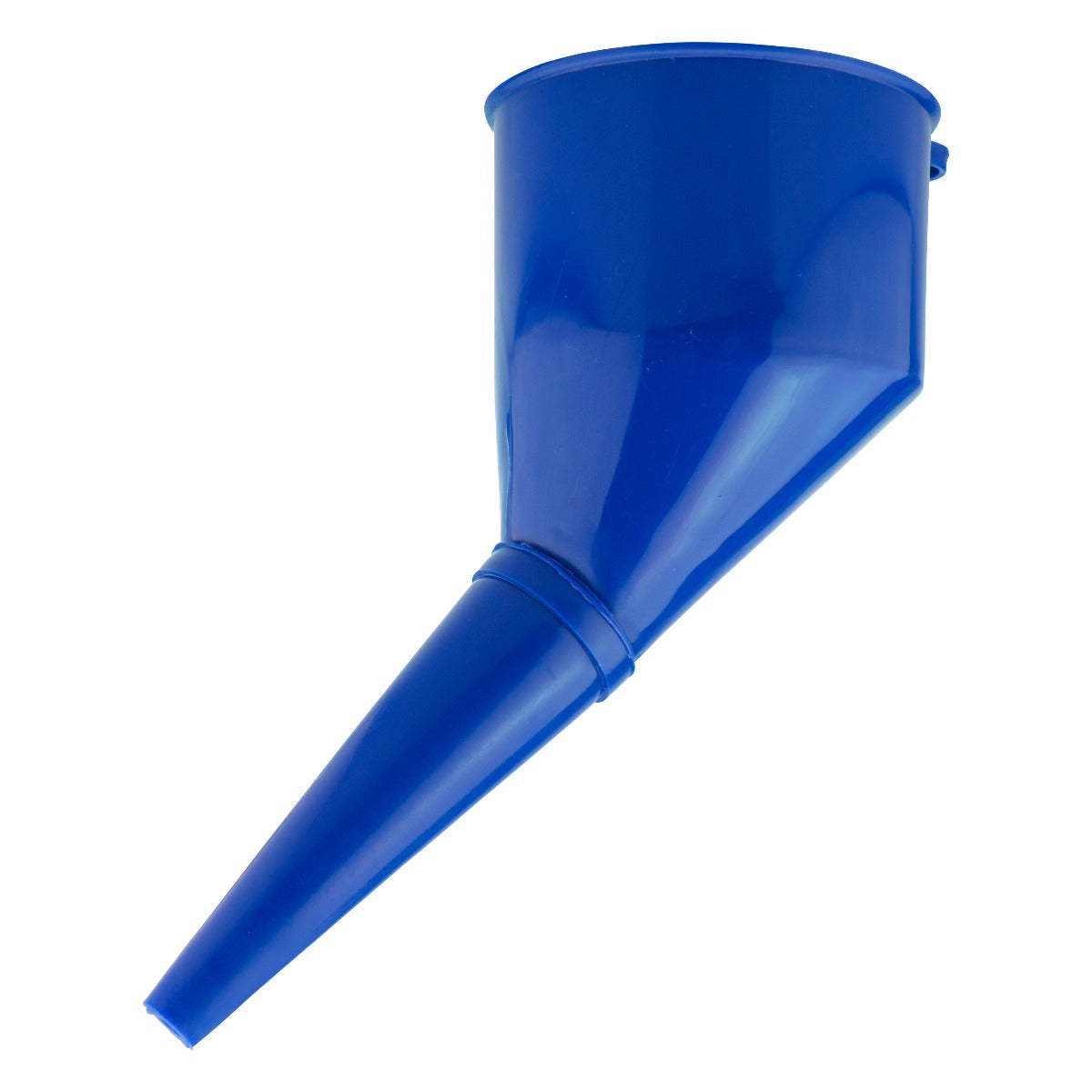 Filtered Fuel Funnel with Angled Spout, Blue