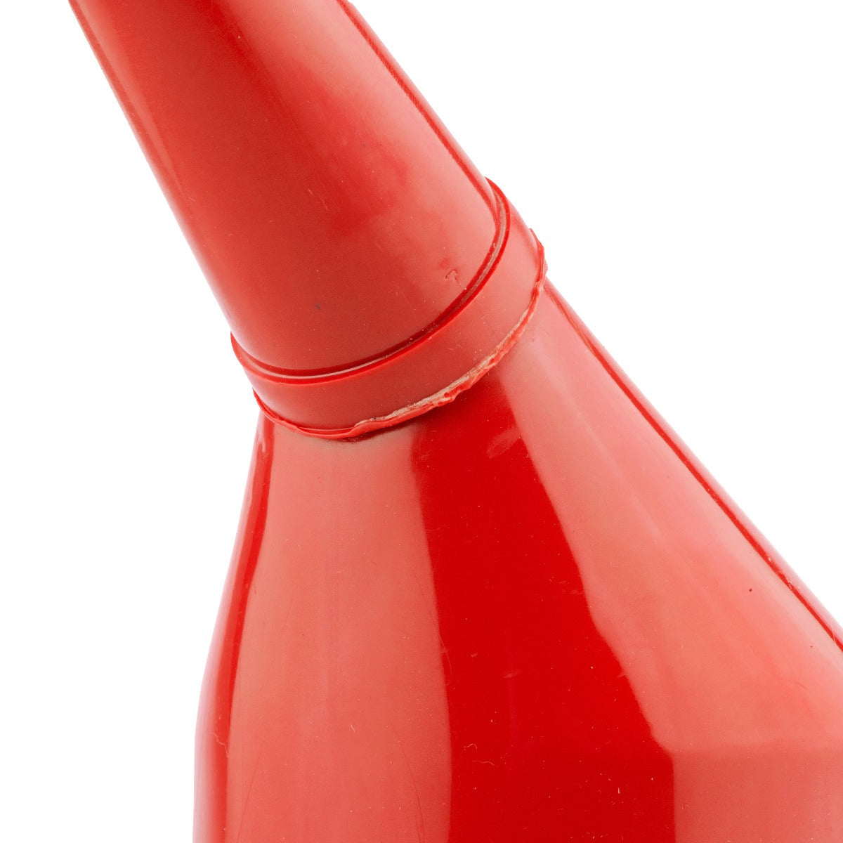 Filtered Fuel Funnel with Angled Spout, Red
