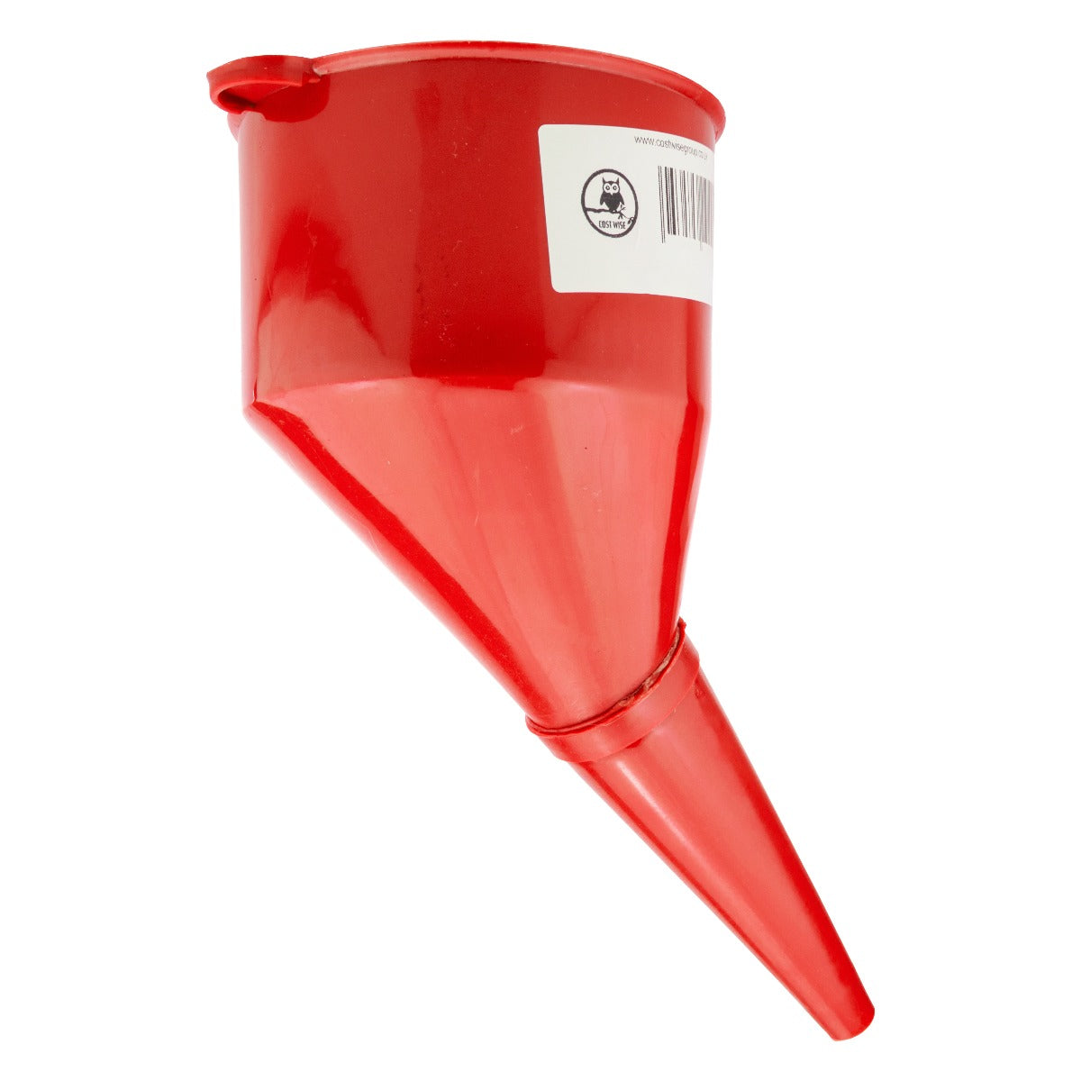Filtered Fuel Funnel with Angled Spout, Red