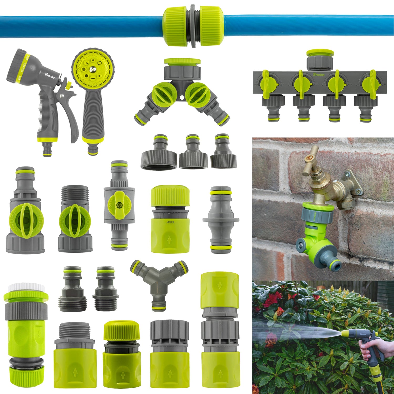 Green Hosepipe Fittings