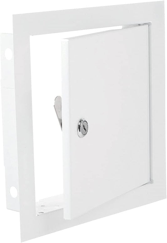 Lockable White Access Panel Service Door, 300mm x 300mm