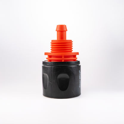 10mm Female Hose Connector, Black