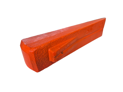 Red Spiked Steel Log Splitting Wedge, 2.3kg