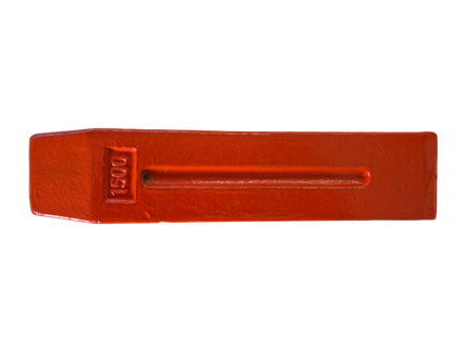 Red Steel Log Splitting Wedge, 1.5kg