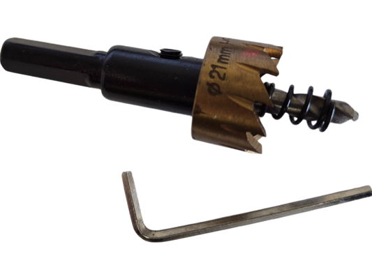 HSS Spring Drill Bit for Metals, Woods & Plastics, 21mm