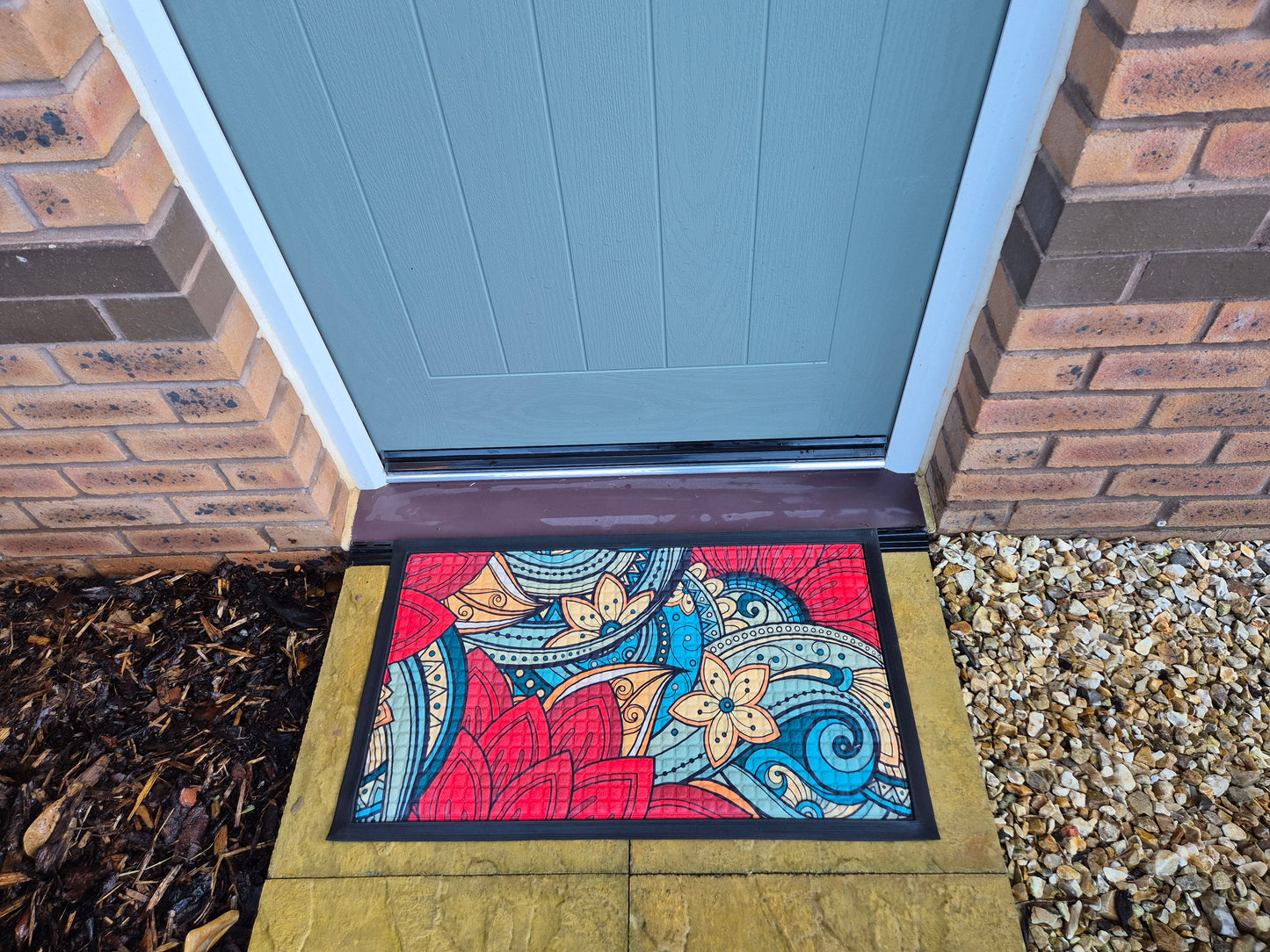 3D Embossed Doormat, 75cm x 45cm - China