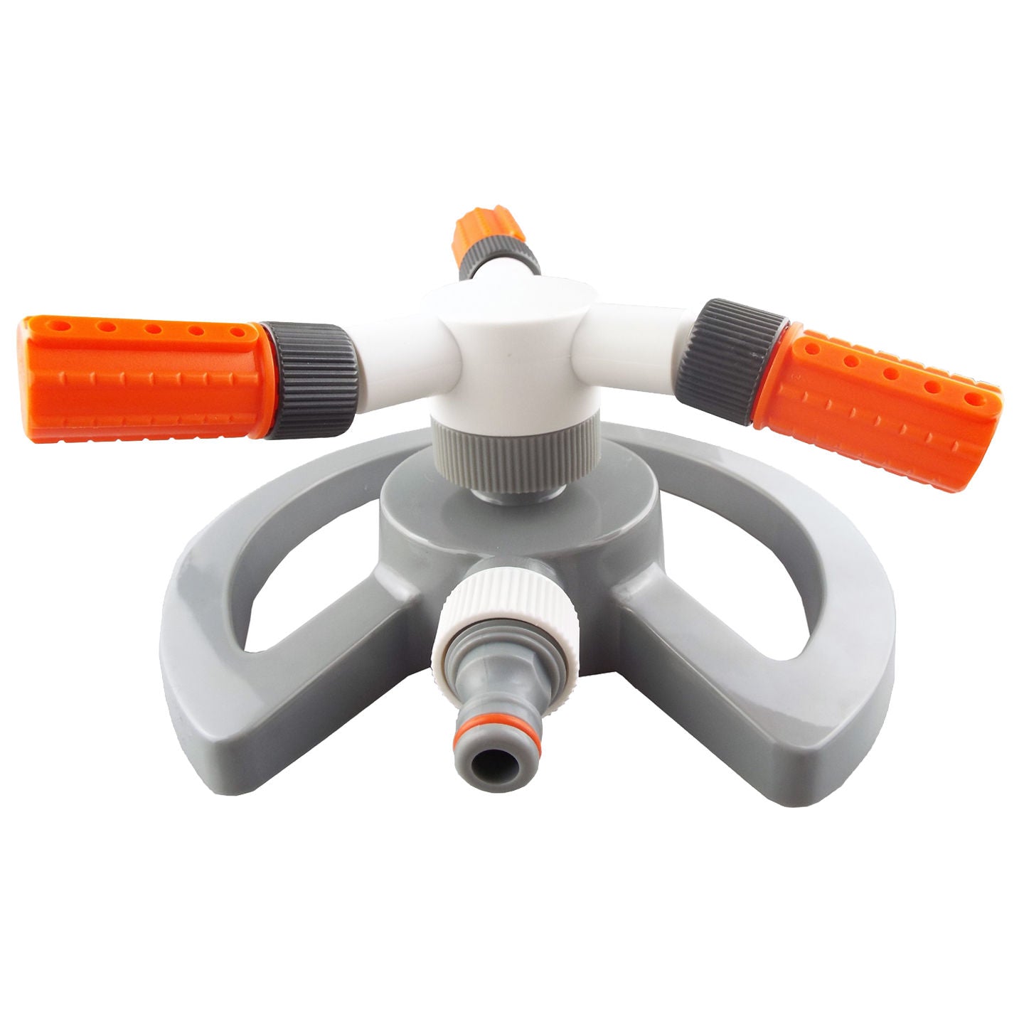 3-Arm Rotating Garden Sprinkler, White line