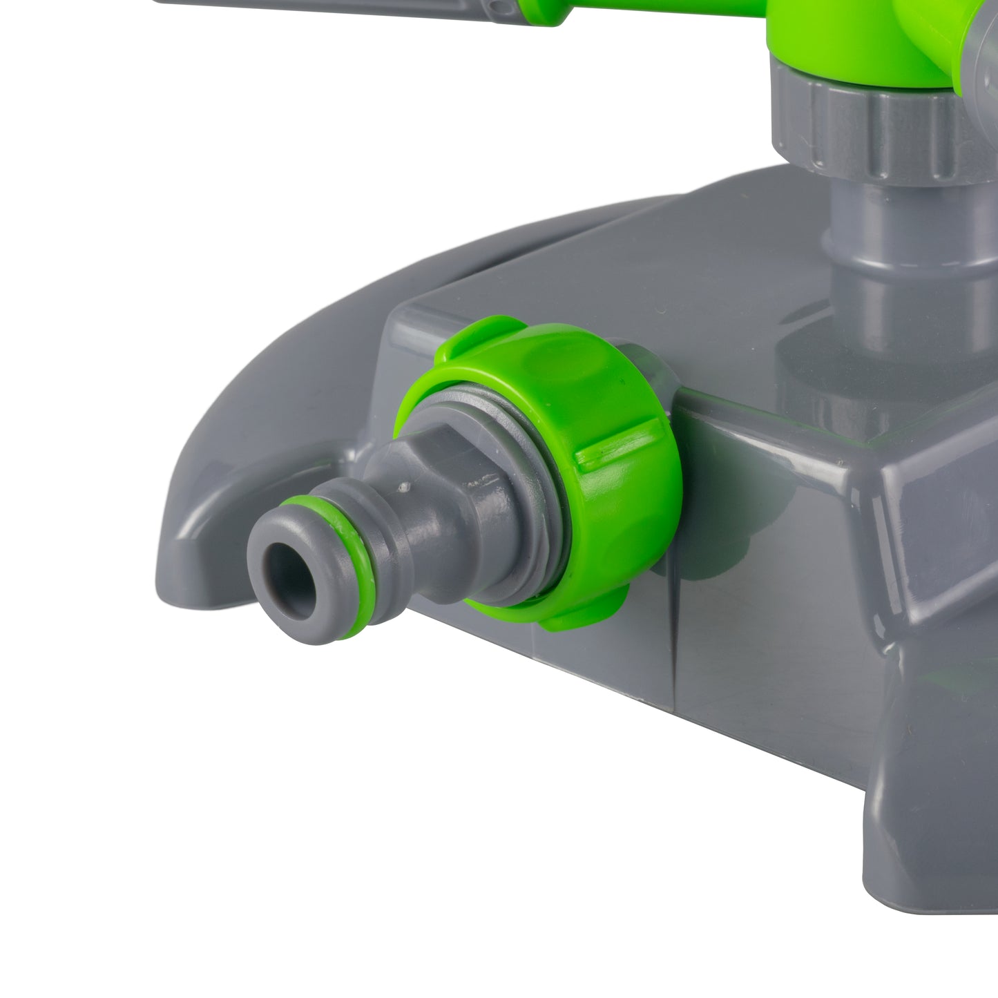3-Arm Rotating Garden Sprinkler, Green & Grey
