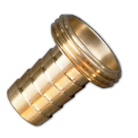 Brass 25mm Barbed Adapter with 1" BSP Male Thread