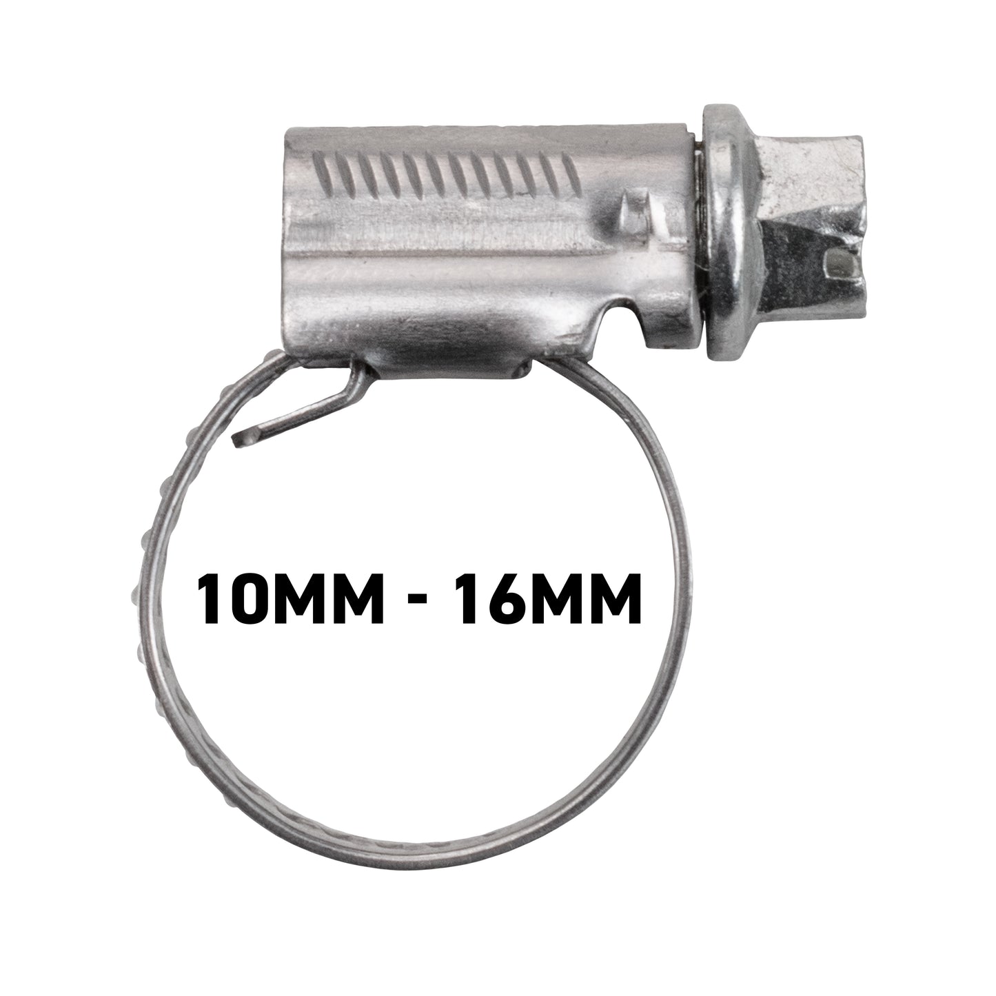 W2 Stainless Steel Hose Clips, 10mm - 16mm