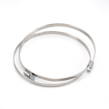 W2 Stainless Steel Hose Clips, 130mm - 150mm