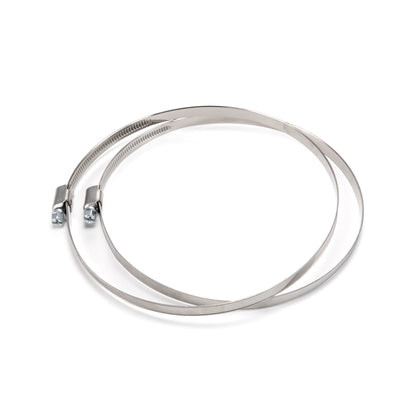 W2 Stainless Steel Hose Clips, 130mm - 150mm