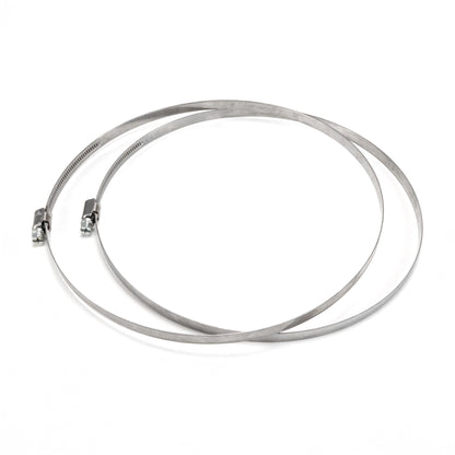 W2 Stainless Steel Hose Clips, 220mm - 240mm