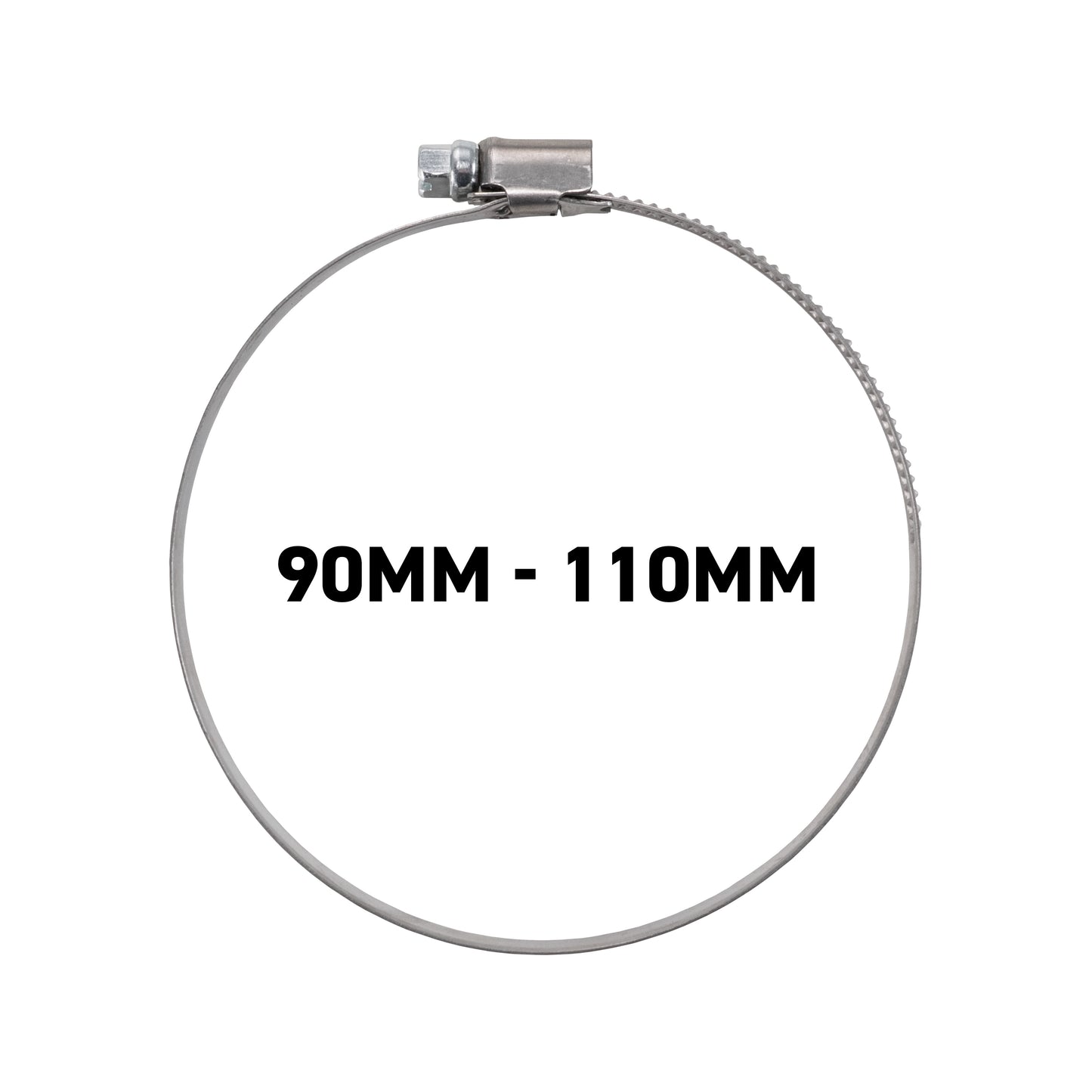 W2 Stainless Steel Hose Clips, 90mm - 110mm