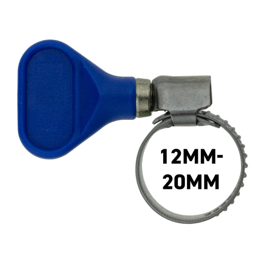 W2 Stainless Steel Butterfly Grip Hose Clips, 12mm-20mm
