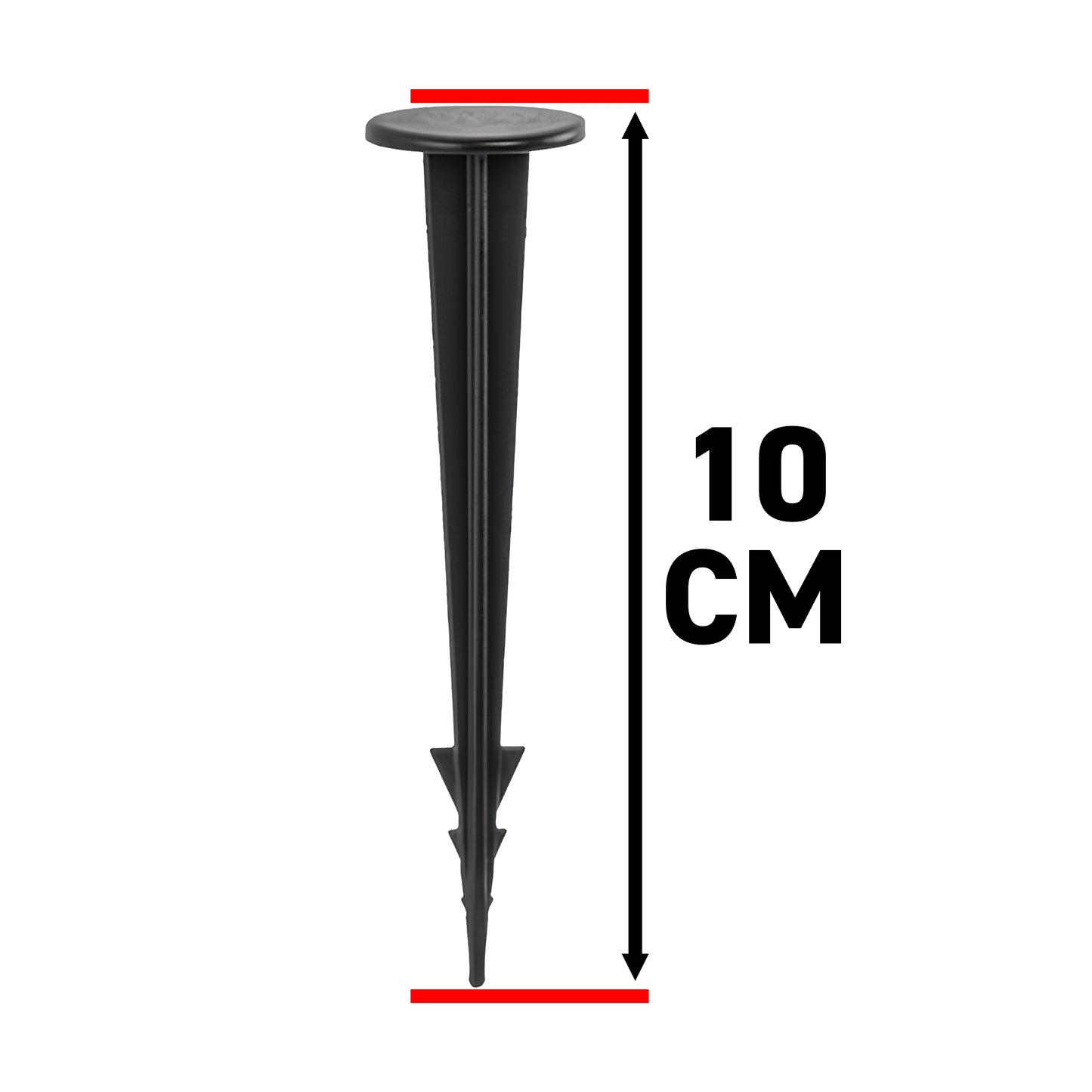 10cm Plastic Pegs for Weed Control Fabric